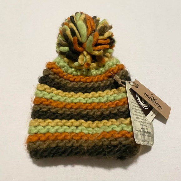 Nordbron Kids Striped Knit Beanie Hat - Picture 15 of 16